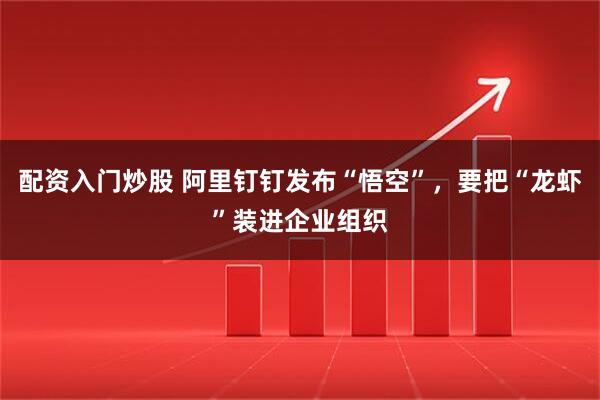 配资入门炒股 阿里钉钉发布“悟空”，要把“龙虾”装进企业组织